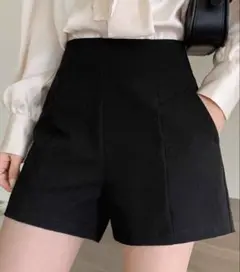 最終値下げ！ハイウエスト ショートパンツ ブラック 韓国 シンプル