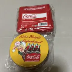 タイトーくじ　コカコーラ　レトロポーチ　レトロ缶ケース