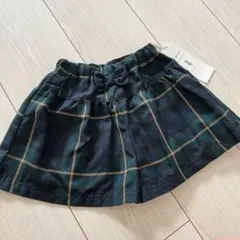 アプレレクール キュロット グリーンチェック 80cm 新品タグ付き