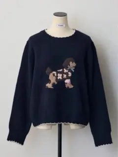 Lingzi様 ドッグジャガードニット