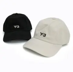 【2025年春夏新作】Y-3 ワイスリー ベースボールキャップ DAD CAP白