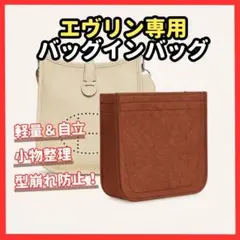 エブリン バッグインバッグ ブラウン PM インナーバッグ 整理 収納