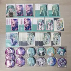 初音ミク プロセカ プロジェクトセカイ エピカ 箔押し グリカ 缶バッジ