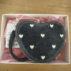 【新品未使用】FEILERラブラリー★ラブラリーハート★ハート型ポーチ★グレー