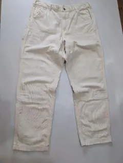 ユニクロ ダブルニー ワークパンツ 廃盤モデル XL ホワイトベージュ