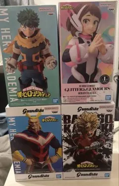 【僕のヒーローアカデミア】フィギュア4個セット