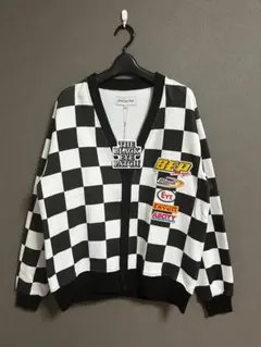 新品 BlackEyePatch RACING チェッカー柄 カーディガンのサムネイル