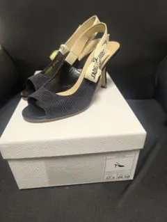 ディオール J'ADIOR スリングバックパンプス 37.5 黒　未使用美品格安のサムネイル