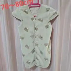 クマ柄　あったか　スリーパー