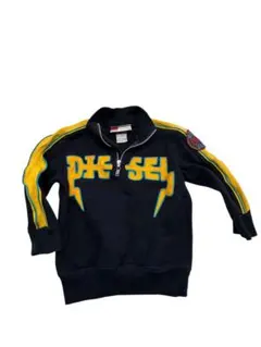 古着DIESELディーゼルキッズトラックジャケット紺12M