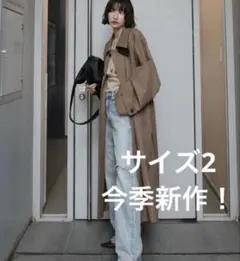 未使用！完売品！CLANE バルキーラインステンコートのサムネイル