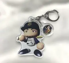 オリックスバファローズ パワフルプロ野球コラボ選手アクリルキーホルダー 頓宮裕真