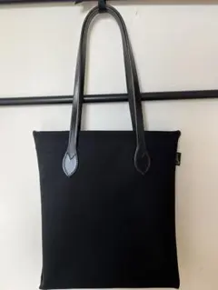 キャンバストート 縦型 BEAMS F CROOTSキャンバストートバック 黒 