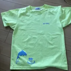 YONEX 蛍光イエロー Lサイズ シャツ