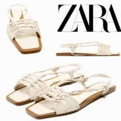 ZARA フラットサンダル