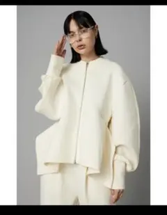最終値下げ】新品未使用品 HeRIN.CYE フィールズジップアップブルゾン 