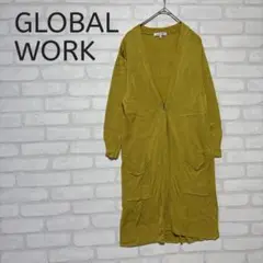 GLOBAL WORKグローバルワークロングカーディガン