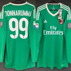 17/18 ACミラン　ドンナルンマ　新品紙タグ付　オーセンティックユニフォーム 17/18 ACミラン ドンナルンマ 新品紙タグ付 オーセンティック