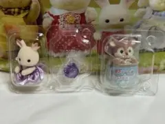シルバニア　赤ちゃんコレクション　ショコラウサギ　シカ