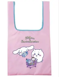 ちいかわ×サンリオキャラクターズ　エコバッグ　ちいかわ×シナモンロール