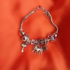 カラフルチャーム付きブレスレット