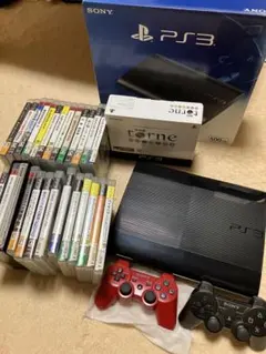 SONY PS3 本体 500GB CECH-4300C 赤コントローラー