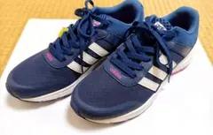 【新品・未使用】adidas neo スニーカー ネイビー 24.5cm