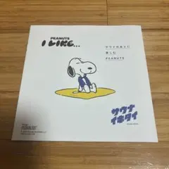【未使用】PEANUTS スヌーピー サウナイキタイ コラボ パンフレット　冊子