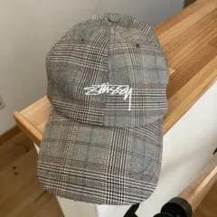 STUSSY グレンチェック キャップ 帽子