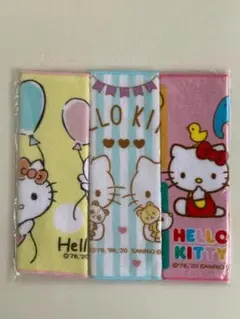 ハローキティ ハンカチ３枚セット