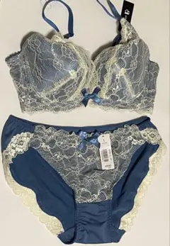 aimerfeel ブルー　ブラジャーショーツ　セット