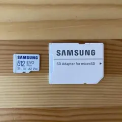 Samsung microSDカード 512GB EVO Plus（アダプタ付）