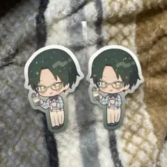 あんスタ 紅月 蓮巳敬人 アニカフェステッカー2点セット