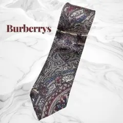 Burberrys USA製 シルクネクタイ ペイズリー総柄 マルチカラー