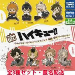 でふぉラバ!　ハイキュー!! マスコット 烏野・音駒キーホルダー 全8種セット