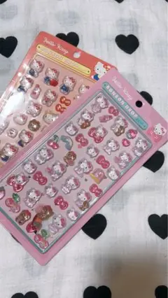 ハローキティ♡ボンボンドロップシール 2枚セット
