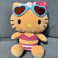 ハローキティ一番くじ【2等】日焼けキティぬいぐるみ