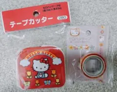 激レア！1998年製 ハローキティ テープカッター＆テープ 平成レトロ 当時物のサムネイル