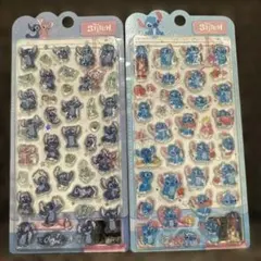 翌日発送☆海外限定ライセンス付スティッチボンボンドロップシール2枚セット