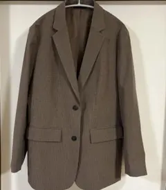 ユニクロ⭐︎チェック柄 テーラードジャケット