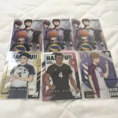 ハイキュー‼︎☆クリアカードコレクション☆日向翔陽☆白布賢二郎☆赤葦京治☆