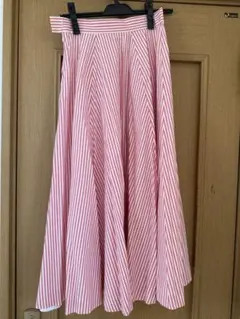 美品DEICY ストライプ フレアスカート