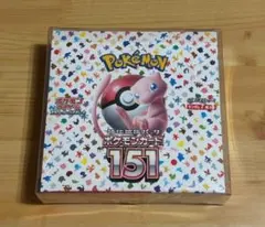 ポケモンカードゲーム 強化拡張パック 151 BOX 新品未開封品シュリンク付き