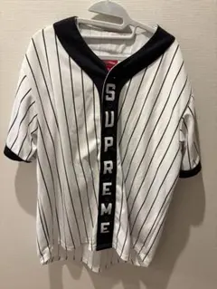 Supreme シュプリーム クロコ型押 フットボールシャツ 半袖 美品 M 白