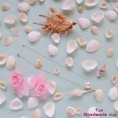 ホワイト ゴールドチェーン ビックコットンパールのショートネックレス