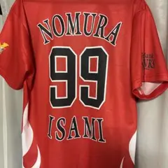 クラブホークス 会員限定終盤戦Tシャツ 野村勇 サイズL