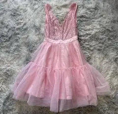 スパンコールワンピース