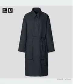 UNIQLO C コットンロングコート　ブラック　ユニクロ