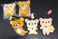 リラックマ ゴムひも付きマスコット 全4種セット - メルカリ