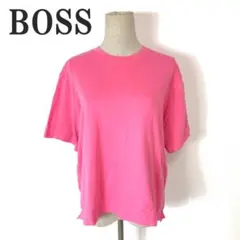 BOSS ボス 半袖Tシャツ ピンク コットン100％ XS C6339のサムネイル